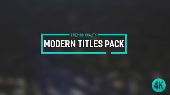 Modern Titles Pack II