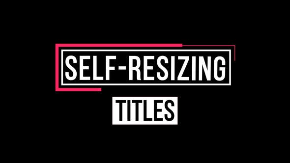 Self-Resizing Titles