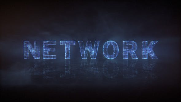 Network Type - Animated Typeface