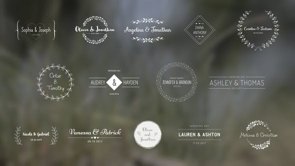 Wedding Titles