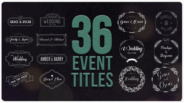 36 Event Titles