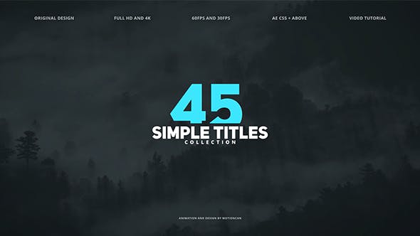 45 Simple Titles