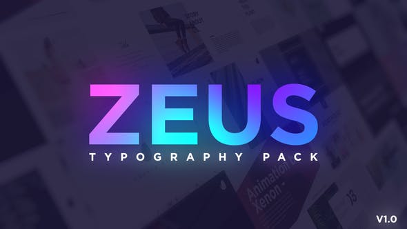 Minimal Typography Pack | Zeus