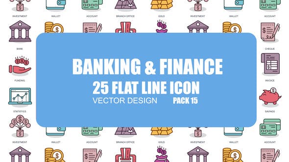 Banking And Finance - Flat Animation Icons