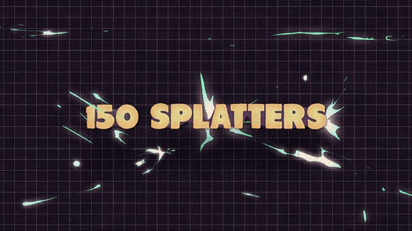 150 Splatter Animations + Opener