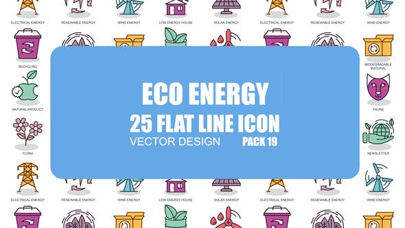 Eco Energy - Flat Animation Icons