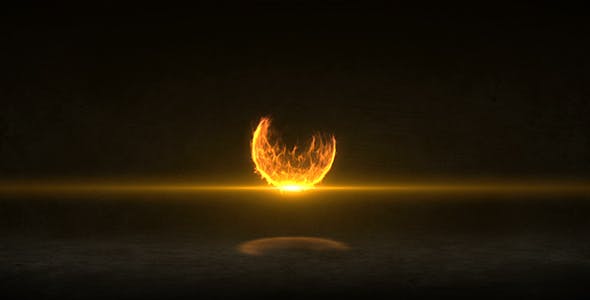 Fire Ball Logo Reveal