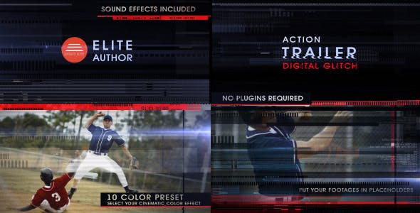 Action Trailer Digital Glitch