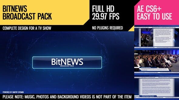 BitNews (Broadcast Pack)