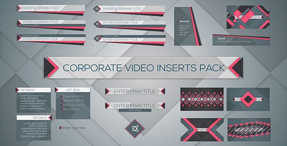 Corporate Video Inserts Pack