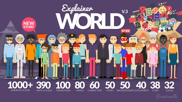 Explainer World Video Toolkit Library