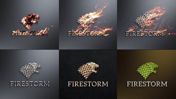 Flame & Metal / Fire Logo Reveal