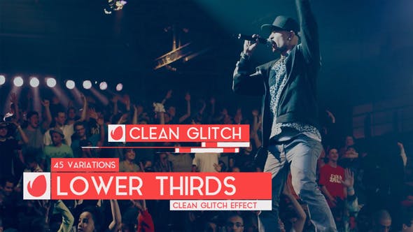 Clean Glitch - Lower Third