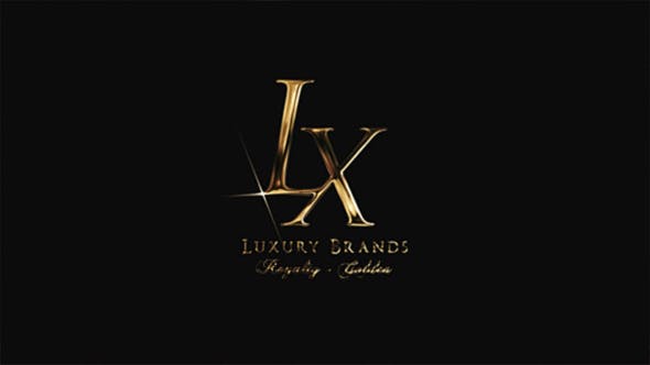 Golden Luxury Logo Reveal