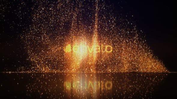 Gold Glitters Logo Reveal