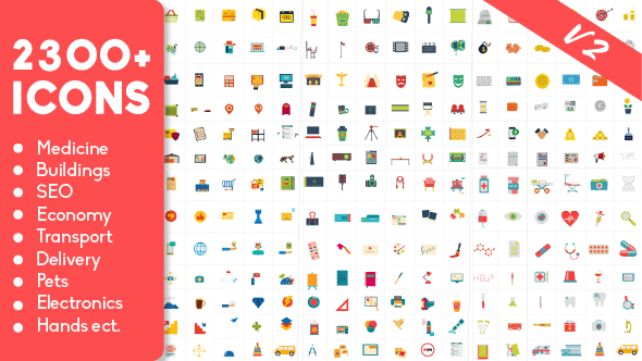 2300 Animated Icons Pack