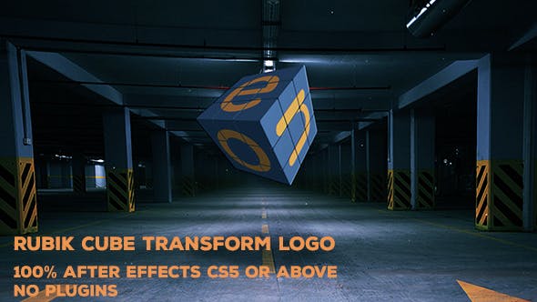 Rubik Cube Transform Logo