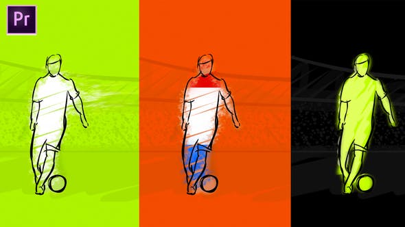 Soccer Intro Animation For Premiere Pro