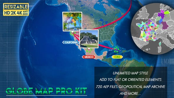 Globe Map Pro Kit