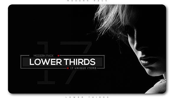 Modern Lower Thirds Pack