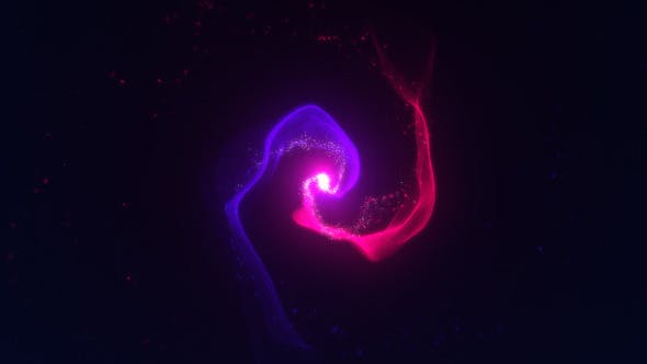 Organic Particle Swirls Ident