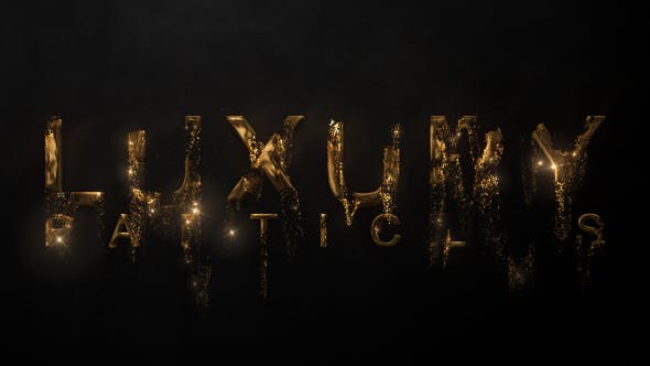 Luxury Particle Logo