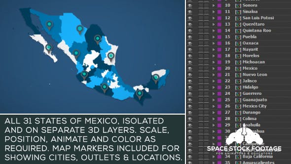 Mexico Map Kit