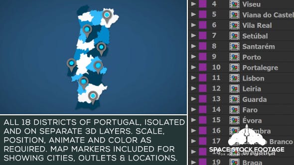 Portugal Map Kit