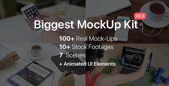 Biggest MockUp Kit // Digital Device Mockups