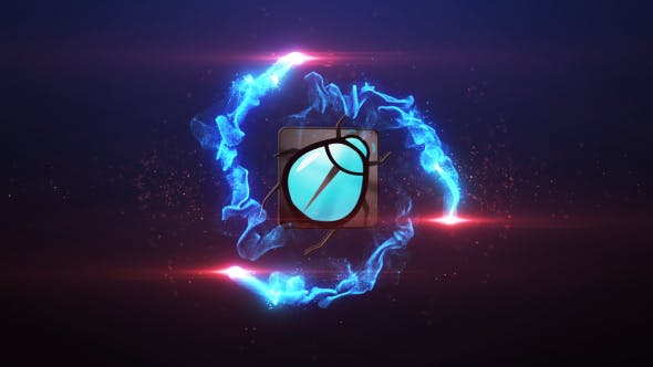 Particle Burst Logo Reveal