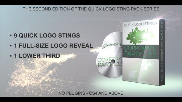 Quick Logo Sting Pack 02: Corporate Particles