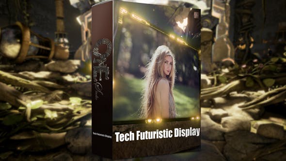 Tech Futuristic Display