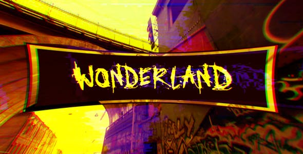 Wonderland (Glitch Art Slideshow)
