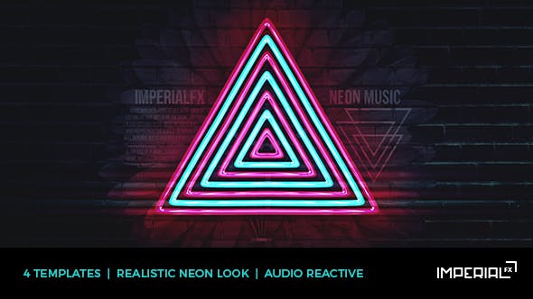 Neon Music Visualizer Audio React