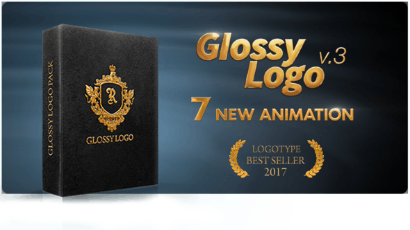 Glossy Logo | Reflection Logo Loop