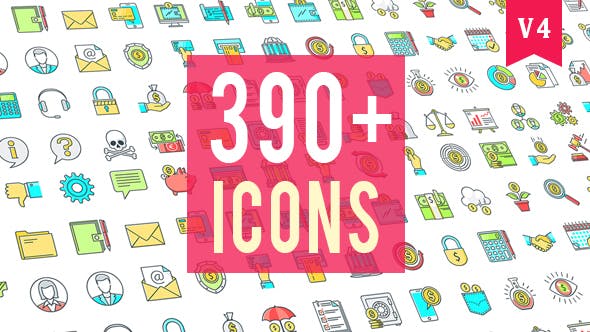 Icons Pack 390 Animated Icons