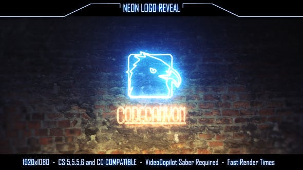 Neon Logo Reveal