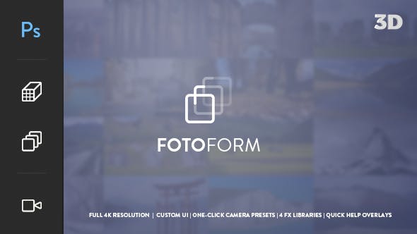 FotoForm - Geometric 3D Photo Animator
