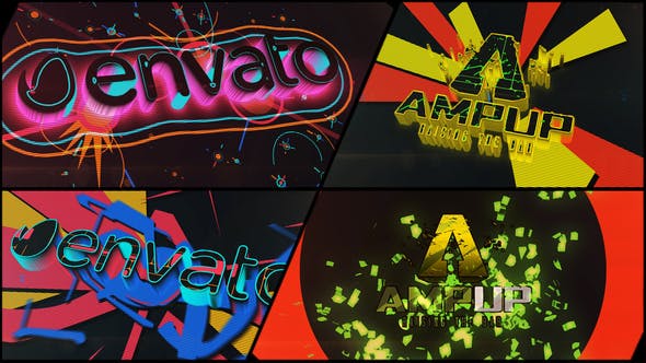 Colorful Dubstep Projection Logo