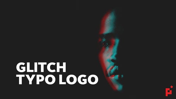 Glitch Typo Logo