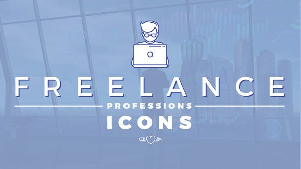 Freelance Professions Icons