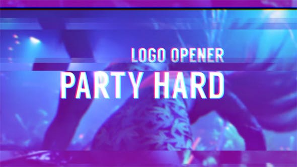 Party Hard - Glitch Logo Opener