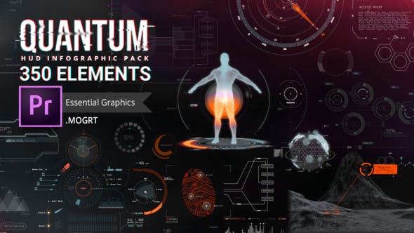 Quantum HUD and HiTech Elements for Premiere Pro