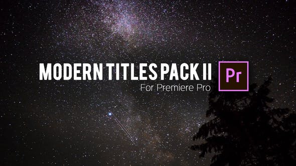 Modern Titles Pack II for Premiere Pro