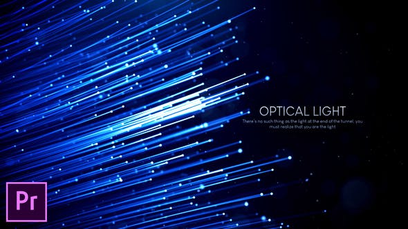 Optical Light Inspiring Titles - Premiere Pro