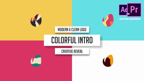 Modern & Clean Logo - Colorful Intro
