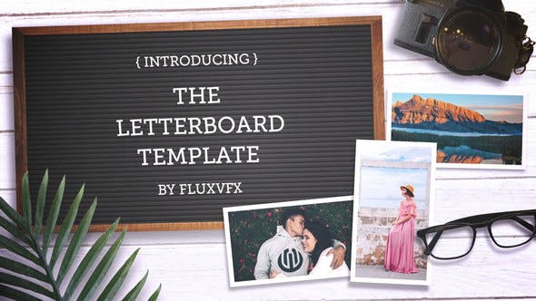 Download Download Letter Board Flat Lay Kit Free Videohive After Effects Projects