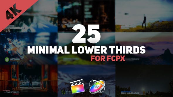 FCPX Minimal Lower Thirds Pack