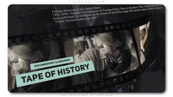 Historical Tape Documentary Slideshow