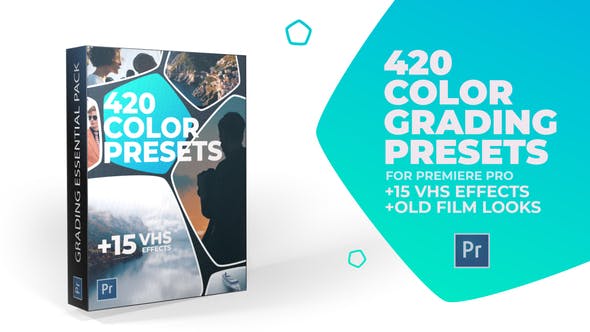 420 Cinematic Color Presets, 15 VHS Video Effects, Old Film Looks
